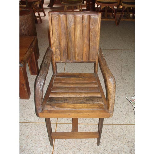 TEAK DINING CHAIR WITH ARMS